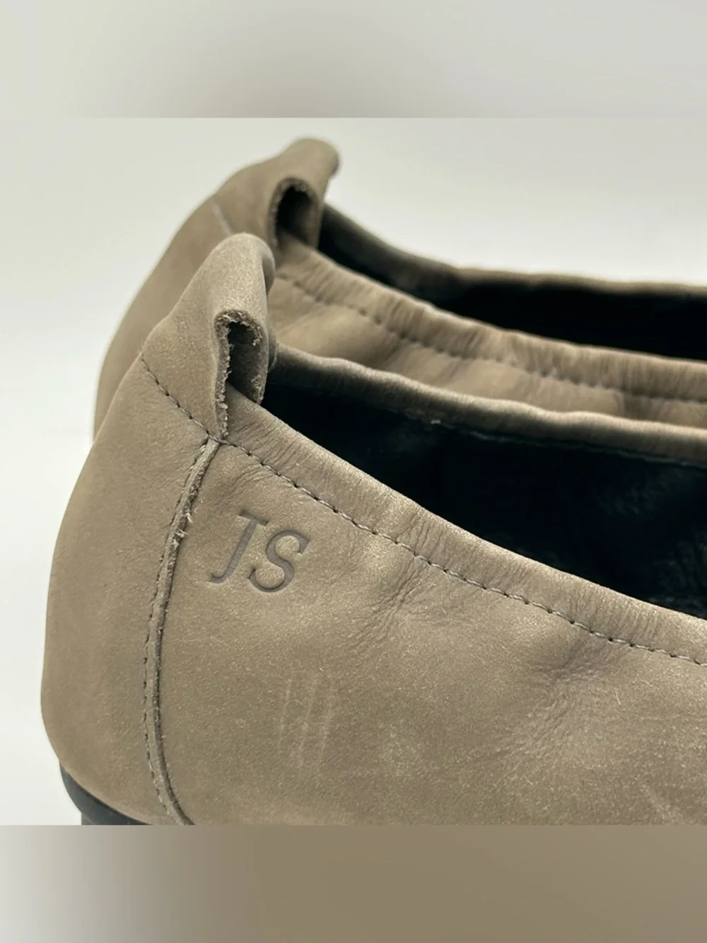 Josef Seibel Double Air Reaction Ballet Flats Tan Suede EU40/US 9 Nubuck Leather